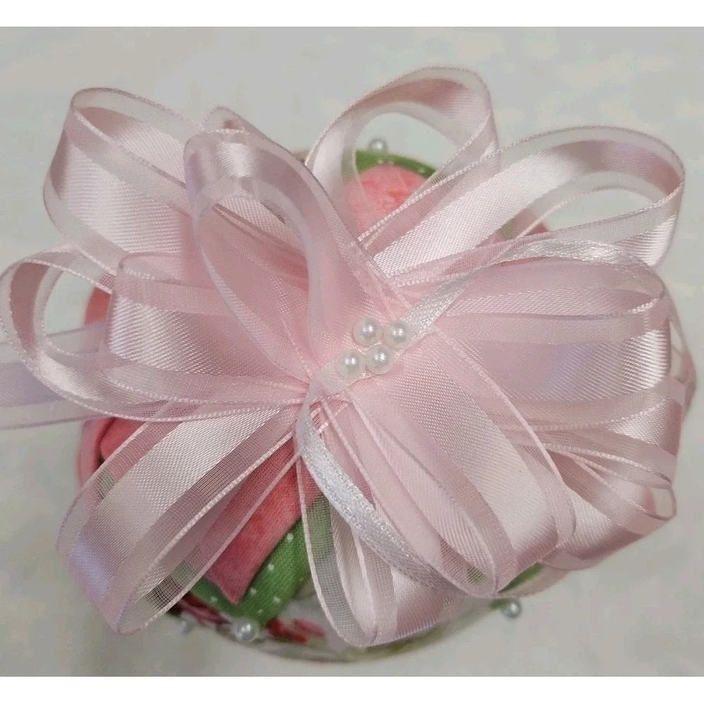 2‎ Handmade Pink Ornaments